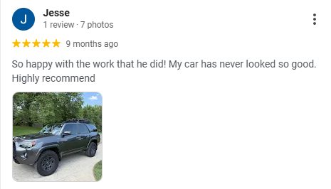 Google review screenshot one